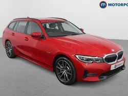 Red Used 2022 BMW 330e Sport Line Estate | £26,849 (Fair price)