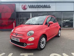 Pink Used 2017 Fiat 500 Lounge Hatchback | £5,983 (Fair price)