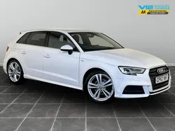 White Used 2018 Audi A3 S-Line Hatchback | £11,995 (Super price)