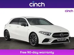 White Used 2020 Mercedes A35 AMG Premium Hatchback | £21,799 (Fair price)