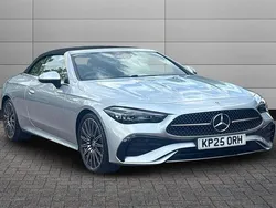 Silver Used 2025 Mercedes CLE220 AMG Line Premium Plus Cabriolet | £55,950
