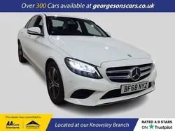 White Used 2018 Mercedes C200 Sedan | £15,950 (Fair price)