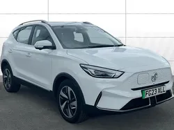 White Used 2023 MG ZS Trophy Connect Sedan | £16,570 (Fair price)