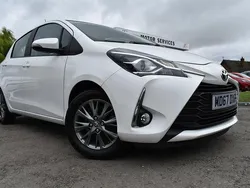 White Used 2018 Toyota Yaris Hatchback | £9,250 (Fair price)