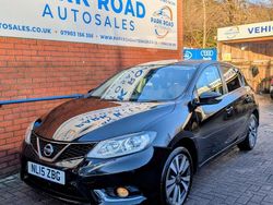 Black Used 2015 Nissan Pulsar N-TEC Hatchback | £4,995 (Fair price)