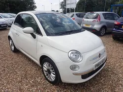 White Used 2014 Fiat 500 Lounge Hatchback | £3,995 (Fair price)