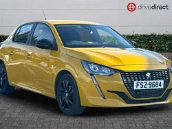Yellow Used 2022 Peugeot 208 Active Premium Hatchback | £10,500 (Fair price)