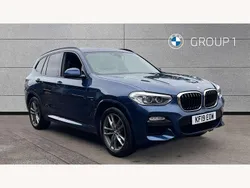 Blue Used 2019 BMW X3 M Sport SUV | £23,991 (Fair price)