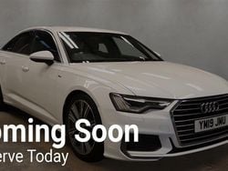 White Used 2019 Audi A6 S-Line Sedan | £23,500 (Fair price)