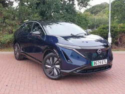 Blue Used 2024 Nissan Ariya SUV | £25,498 (Fair price)