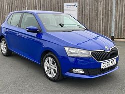 Blue Used 2020 Skoda Fabia SE Hatchback | £8,185 (Fair price)