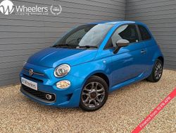 Electronica blue Used 2019 Fiat 500S S Hatchback | £8,295 (Fair price)
