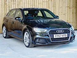 Black Used 2017 Audi A3 Sportback S-Line Hatchback | £12,990 (Fair price)
