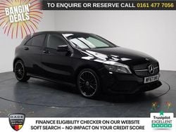 Black Used 2018 Mercedes A160 AMG line Hatchback | £13,090 (Fair price)