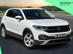 White Used 2022 VW T-Cross SEL SUV | £15,300 (Fair price)