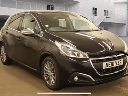 Black Used 2016 Peugeot 208 Allure Hatchback | £4,950 (Fair price)