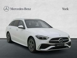 White Used 2025 Mercedes C300e AMG Line Premium Estate | £39,995 (Fair price)