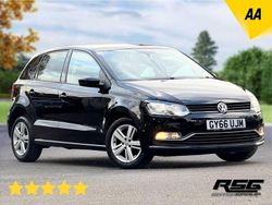 Black Used 2016 VW Polo Match Hatchback | £7,950 (Fair price)