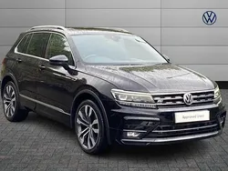 Black Used 2017 VW Tiguan R-line SUV | £20,123 (A bit pricey)