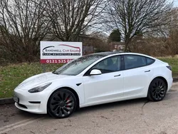 White Used 2020 Tesla Model 3 Performance Sedan | £21,975 (Fair price)