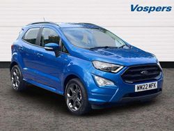 Blue Used 2022 Ford Ecosport ST-Line SUV | £14,250 (Fair price)