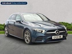 Blue Used 2021 Mercedes A180 AMG line Hatchback | £19,699 (Fair price)