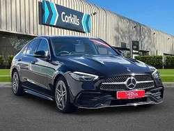 Black Used 2024 Mercedes C200 AMG line Sedan | £29,995 (Expensive)