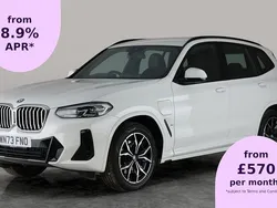 White Used 2023 BMW X3 M Sport SUV | £37,144 (Fair price)
