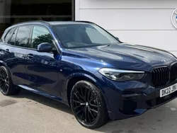 Blue Used 2022 BMW X5 M Sport SUV | £50,806 (Fair price)
