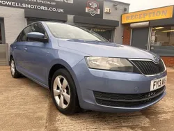 Blue Used 2013 Skoda Rapid SE Hatchback | £3,495 (Fair price)