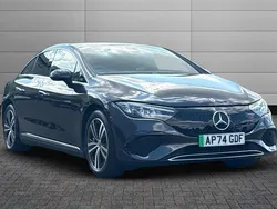 Graphite grey Used 2025 Mercedes EQE350 Sport Edition Sedan | £42,895 (A bit pricey)