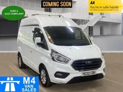 White Used 2022 Ford Transit Custom Limited Van | £20,995 (A bit pricey)