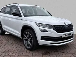 White Used 2021 Skoda Kodiaq SportLine SUV | £22,980 (Good price)