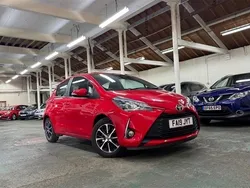 Red Used 2019 Toyota Yaris Hatchback | £9,594 (Good price)