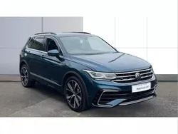 Blue Used 2022 VW Tiguan R-line SUV | £29,999 (Fair price)