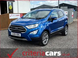 Blue Used 2020 Ford Ecosport Titanium SUV | £9,499 (Fair price)