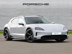 Ice grey metallic New 2025 Porsche Taycan 4S Cross Turismo Sedan | £89,500