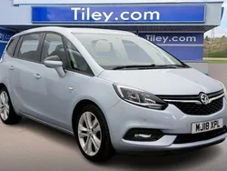 Silver Used 2018 Vauxhall Zafira Tourer SRi MPV | £7,990 (Fair price)