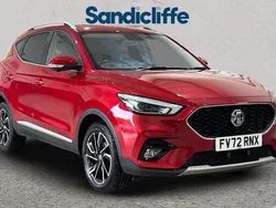 Tri coat dynamic red Used 2022 MG ZS Exclusive Sedan | £12,360 (Fair price)