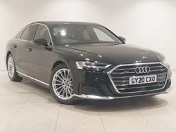 Black Used 2020 Audi A8 S-Line Sedan | £30,998 (A bit pricey)