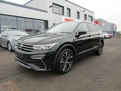 Black New 2025 VW Tiguan Allspace R-line SUV | £34,985 (Fair price)