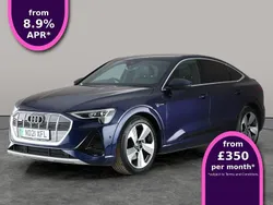 Blue Used 2021 Audi e-tron S-Line SUV | £23,402 (Fair price)