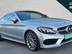 Silver Used 2018 Mercedes C220 AMG Line Premium Coupe | £18,281 (Fair price)