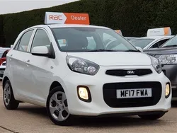 White Used 2017 Kia Picanto 2 Hatchback | £6,995 (Fair price)