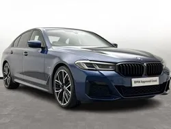 Blue Used 2022 BMW 545e M Sport Sedan | £35,500 (Fair price)