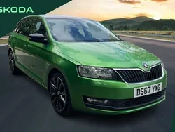 Green Used 2017 Skoda Rapid Sport Hatchback | £7,145 (Fair price)