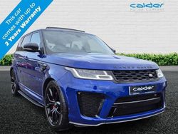 Blue Used 2019 Land Rover Range Rover Sport SVR SUV | £45,995 (Fair price)