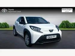 White Used 2024 Toyota Aygo PURE Hatchback | £14,569 (Fair price)