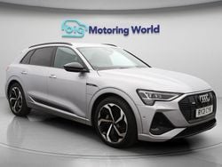 Silver Used 2021 Audi e-tron Black Edition SUV | £23,700 (Super price)