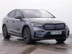 Graphite grey metallic Used 2024 Skoda Enyaq iV vRS SUV | £34,790 (Fair price)